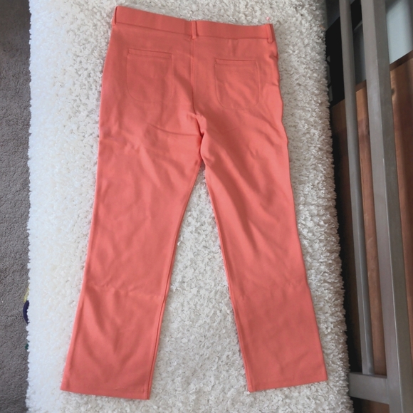 Betabrand 7 pocket Dress Pant Yoga Pants, NWOT never worn, Coral XL-Short Petite - Picture 5 of 11